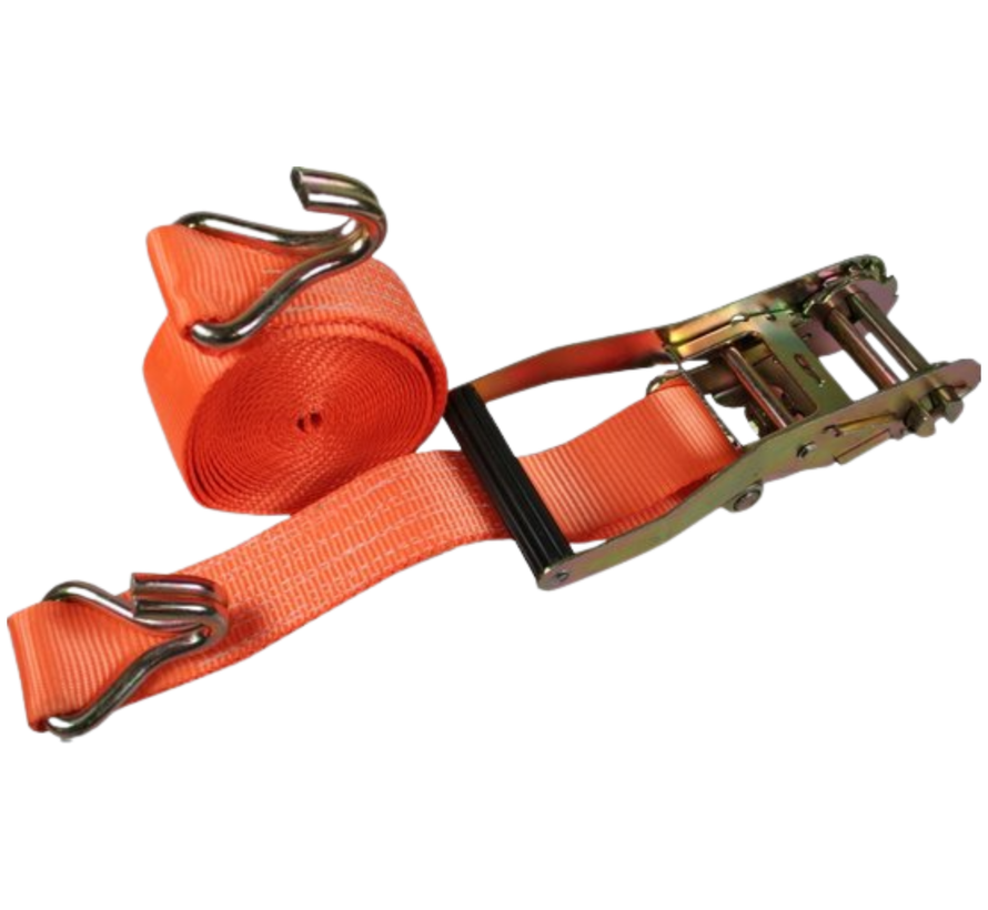 Ratchet strap with hooks 5m / 3tons