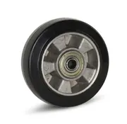 MESO Black elastic wheel 150 mm - 330 kg