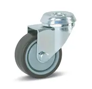 MESO Trolley swivel castor with central hole - 50mm - 40kg