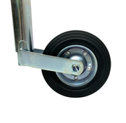 Jockey wheel on steel Rim 48mm
