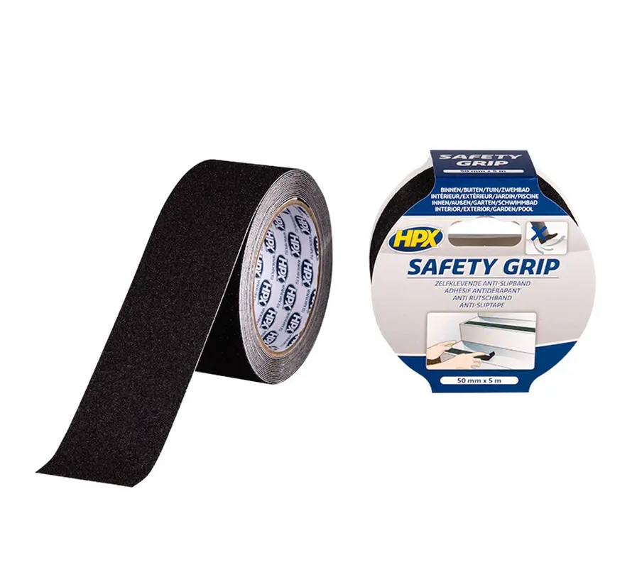 Anti-slip tape - Black - 50mm x 5m