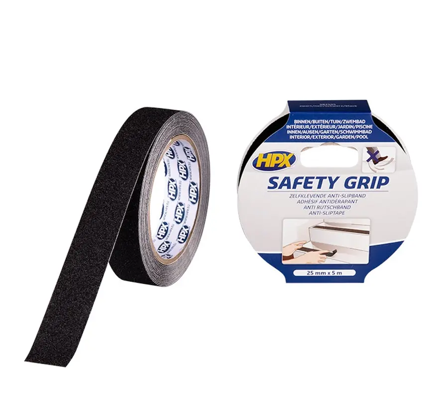 Anti-slip tape - Black - 25mm x 5m