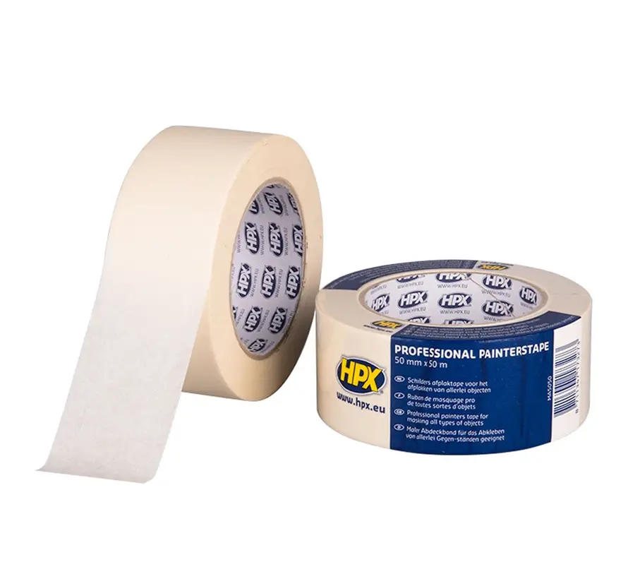 Masking tape 60°C - Cream white - 50mm x 50m