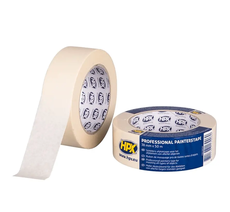 Masking tape 60°C - Cream white - 38mm x 50m