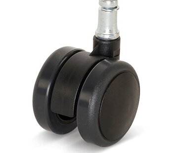 Premium furniture castor, 50mm, PU pin 11x20mm