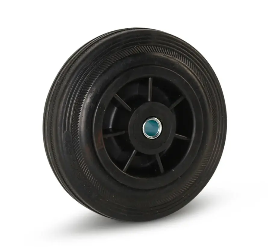 Rubber wheel 125mm - 120kg