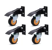 MESO Set of 4 adjustable workbench castors - 75 mm - 210 kg