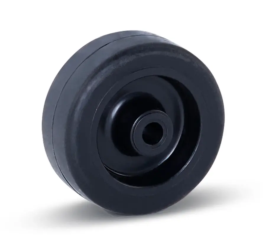 Furniture wheel black - 50mm - 40k