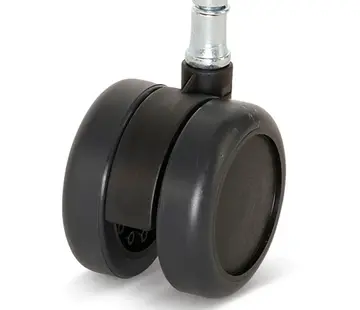 Premium furniture castor, 60mm, PU with pin 11x20mm