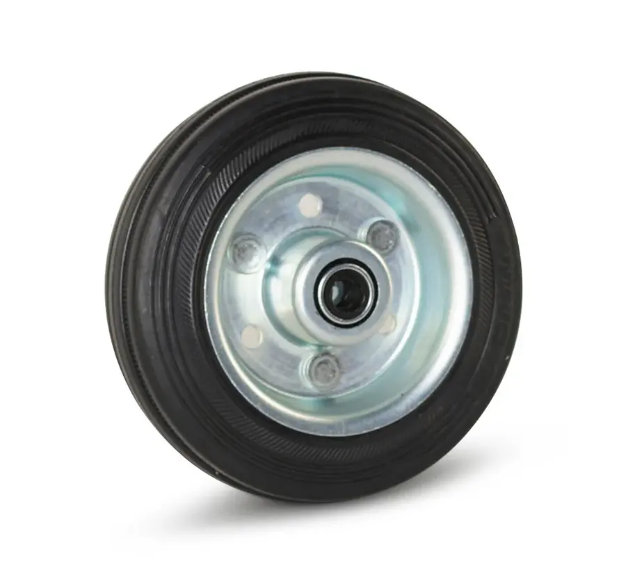 Odourless rubber wheel - 100mm - 80kg