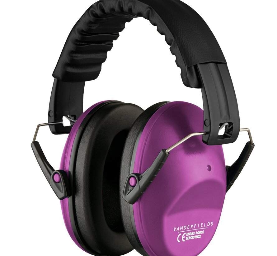 Vanderfields Kids Foldable Hearing Protectors - Different Colours - 26 SNR