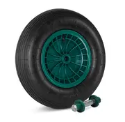 MESO Wheelbarrow wheel Air tyre 390mm diameter, Load capacity 200kg, INCLUDING 130mm AS
