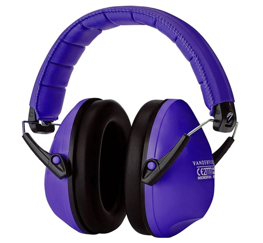 Vanderfields Kids Foldable Hearing Protectors - Different Colours - 27 SNR