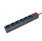 Socket 6x - 1.5m black