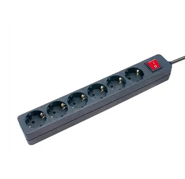Socket 6x - 1.5m black