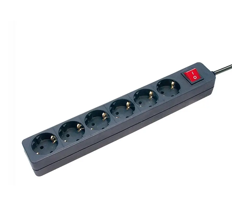 Socket 6x - 1.5m black