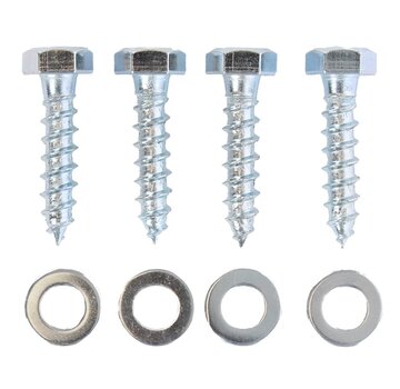 MESO Mounting set M8 - 4x Wood threaded bolt - 4x Washer