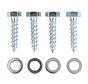 Mounting set M8 - 4x Wood threaded bolt - 4x Washer