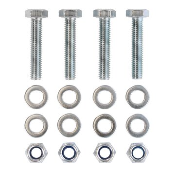 MESO Assembly kit M6 - 4x Hex bolt - 4x Nut - 8x Washer