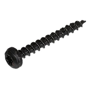 Blackline - Chipboard screws - Torx 10 cylinder head - 3.0 x 25mm - Solid thread - Black (100 pieces)