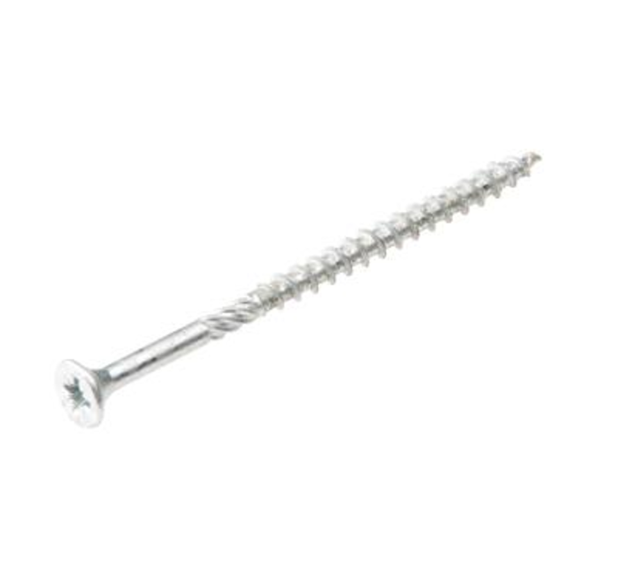 Dynaplus - Uni screws - Pozidrive 3 flat head - 6 x 160 mm - Zinc-plated - Gold thread (100 pieces)