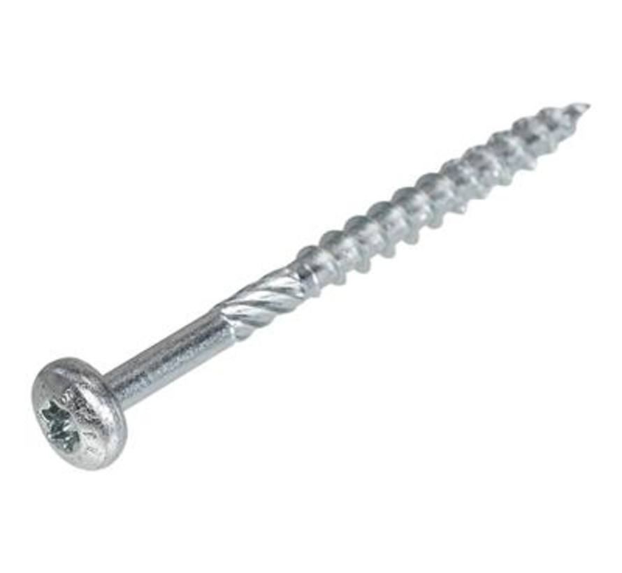 Dynaplus - Uni screws - Torx 25 Cylinder head - 6x60mm - Zinc-plated - Part thread (100 pieces)