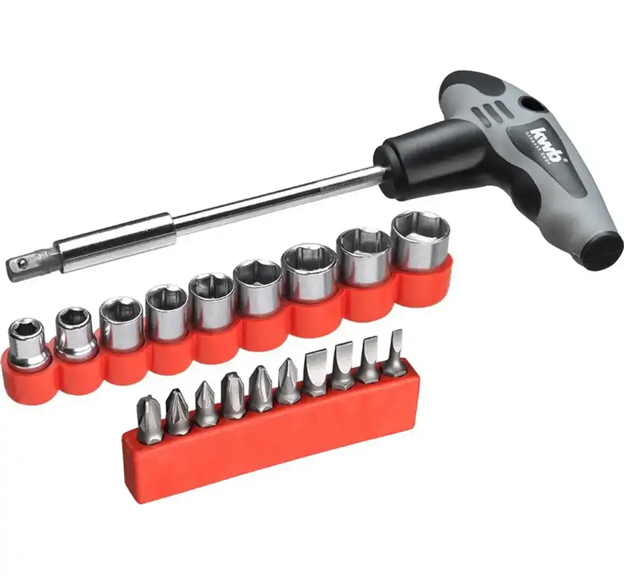 Kwb - Screwdriver set - With T-handle - 21 pieces