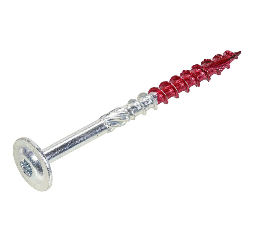 Rotadrill - Timber construction screws - Torx 40 Teller head - 8 x 100mm - Part thread - Zinc-plated (20 pieces)
