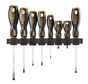 Neo - Screwdriver set - With wall holder - 8-piece