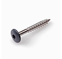 Screws for mounting Trespa panels - Torx 20 - 4.8x32mm - Stainless steel - Partial thread - Black RAL 9005 (100 pieces)