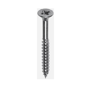 Chipboard screws - Pozidrive 2 - 3.5 x 30mm - Gold thread - Zinc-plated (200 pieces)