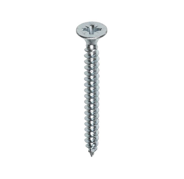 Chipboard screws - Pozidrive 2 - 5.0 x 100mm - Partial thread - Zinc-plated (200 pieces)
