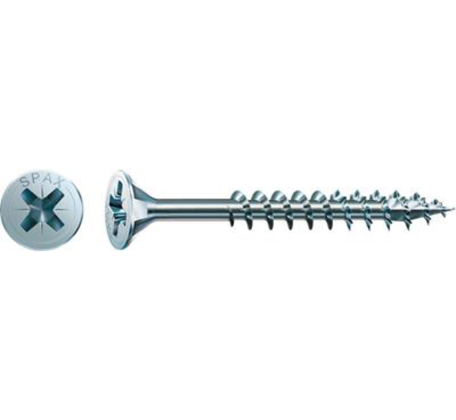 Spax - Chipboard screws - Pozidrive 2 Flathead - 5 x 100mm - Partial thread - WIROX (100 pieces)