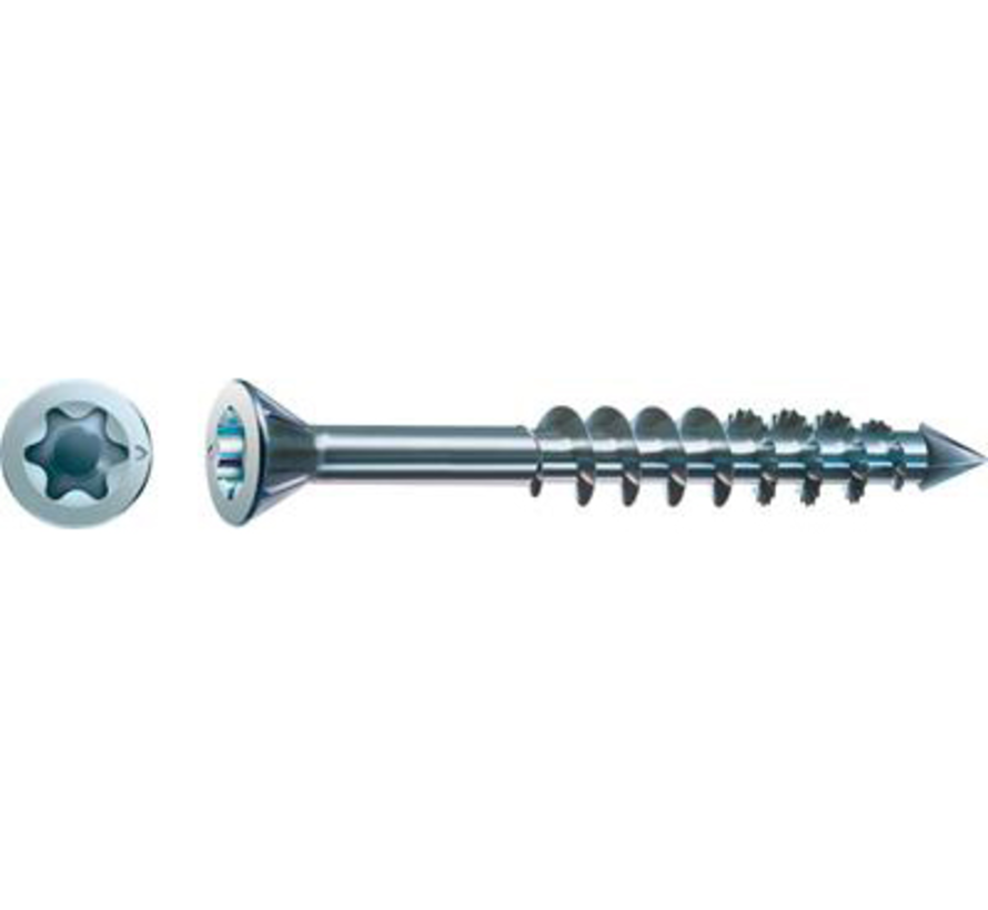 Spax-M - MDF Screws - Torx 20 Flathead - 4 x 40mm - Part Thread - WIROX (200 pieces)
