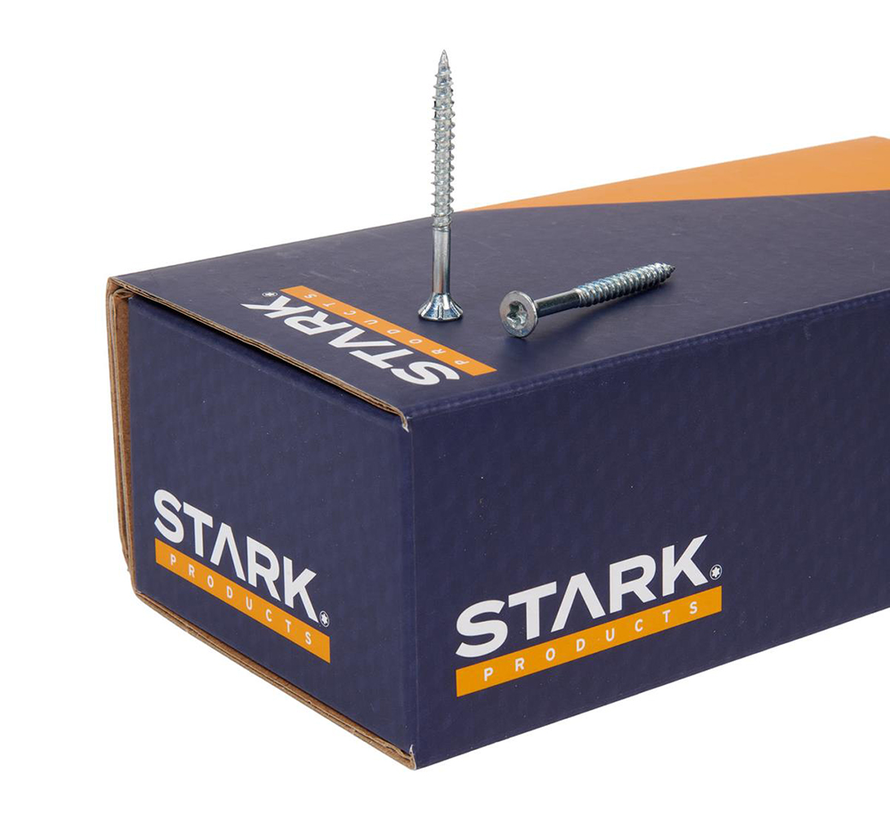 Stark - Torx 20 Chipboard screws + cutting tip - 3.5 x 16mm - Zinc-plated - Gold thread (9600 pieces)