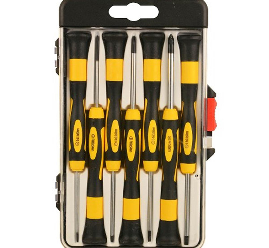 TOPEX - Precision screwdriver set - 7-piece