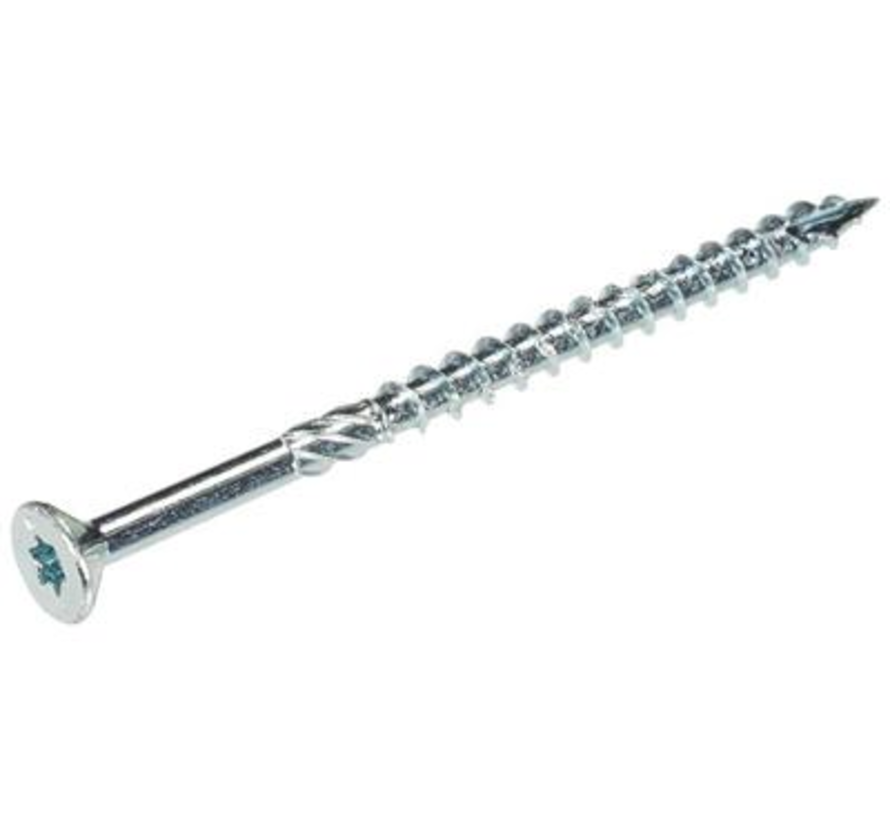 Woodies - screws Ultimate - Torx 30 Flathead - 6 x 280mm - Part thread - Zinc-plated (50 pieces)