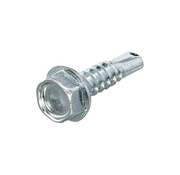 Self-drilling Sheet Metal Screws - Hexagonal DIN7504K - 4.8 x 38mm SW 8 - Full thread - Zinc-plated (200 pieces)