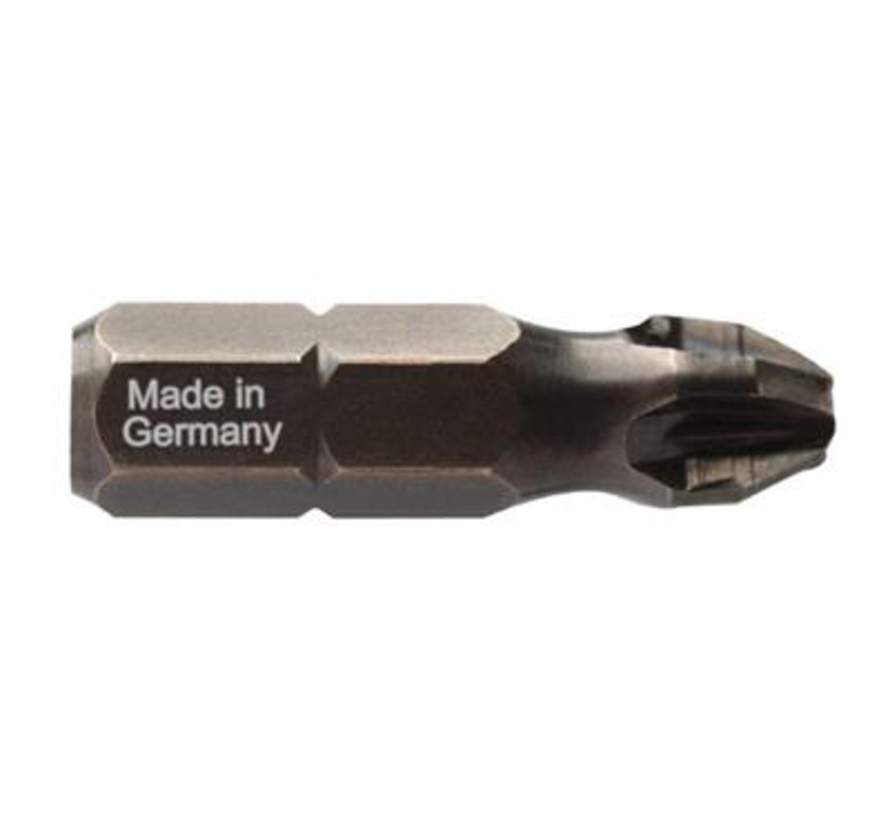 Diager - IMPACT - Impact screw bits - 1/4" PZ2 - 30mm (5 pieces)