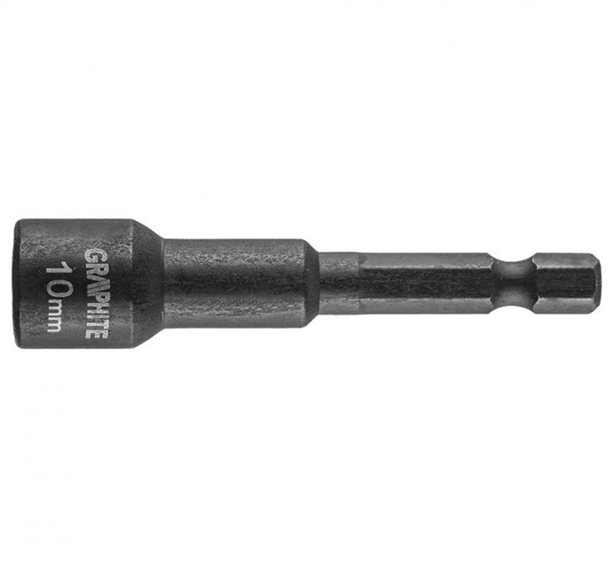 Graphite - IMPACT - Magnetic cap bit - 1/4'' - SW10x65mm