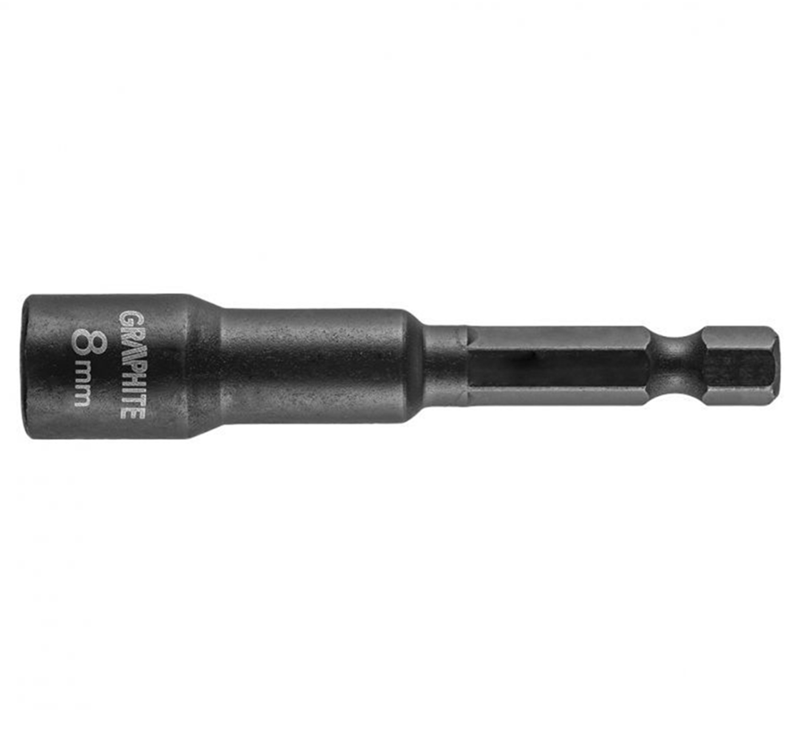 Graphite - IMPACT - Magnetic cap bit - 1/4'' - SW8x65mm