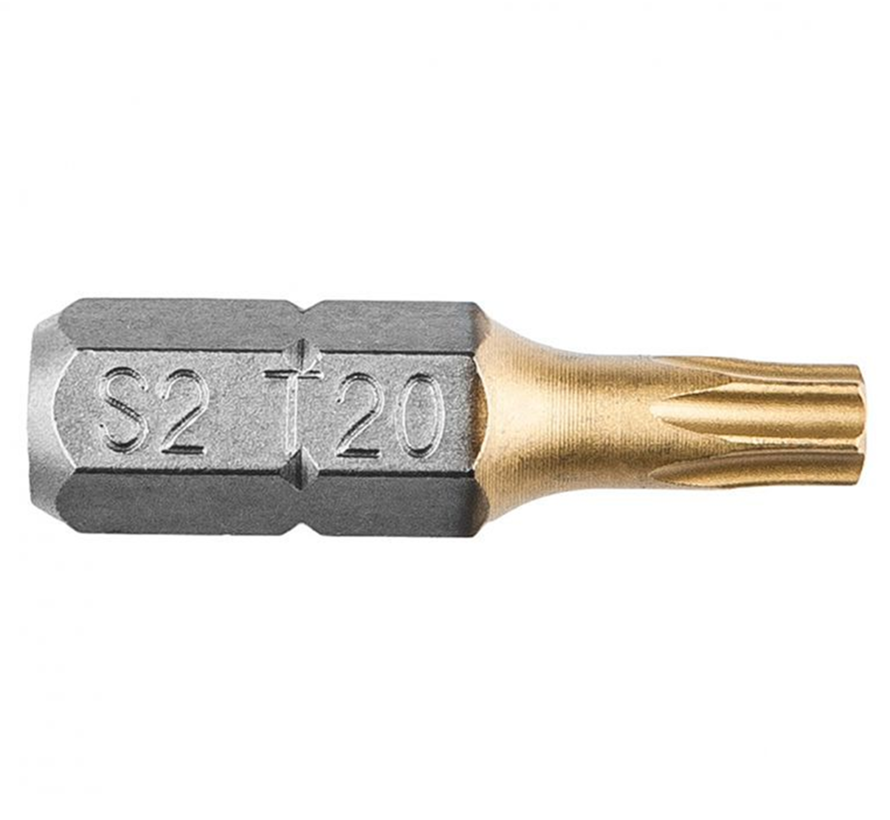 Graphite - Screw bits - 1/4" TX20 - 25mm - TXIN (2 pieces)