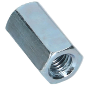 Coupling nuts - M5 - Zinc-plated (100 pieces)
