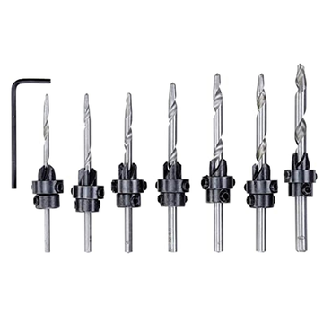 KWB Kwb - Push-on countersink bit set - 8-piece