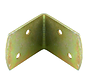 L bracket/L bracket without screw - Galvanised (1 piece)