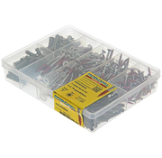 Rotadrill Rotadrill - Assortment box - Torx with plug Flat head - Solid thread - Zinc plated (12)