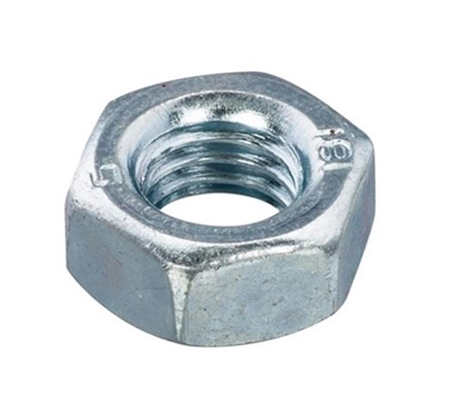 Hexagon nuts - M10 - Class 8 - DIN934 - Zinc-plated (250 pieces)