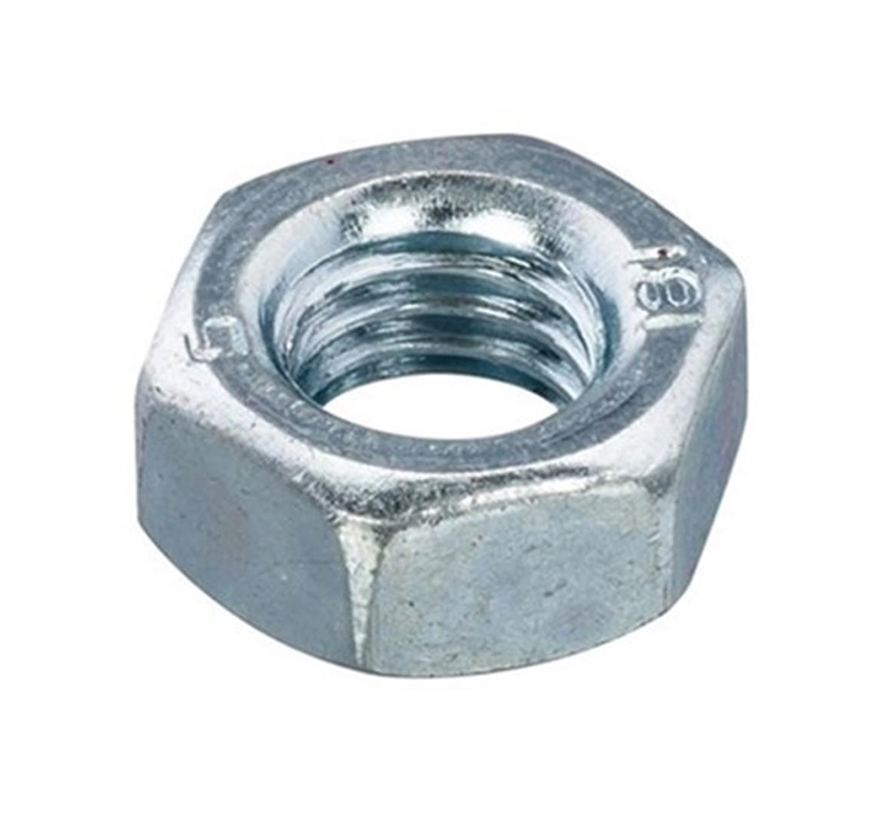 Hexagon nuts - M16 - Class 8 - DIN934 - Zinc-plated (100 pieces)