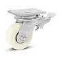 Nylon super heavy duty swivel castor with brake - 150mm - 2000kg