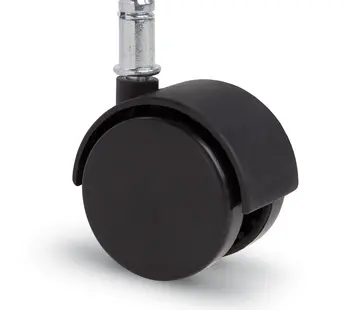 MESO Furniture wheel with cap 50mm Nylon double hard with pin 11x22mm